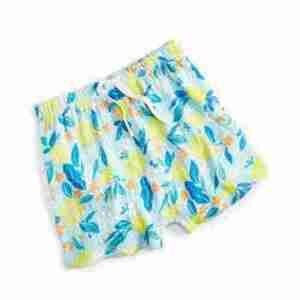 First Impressions Elegant Tropical Floral-Print Shorts